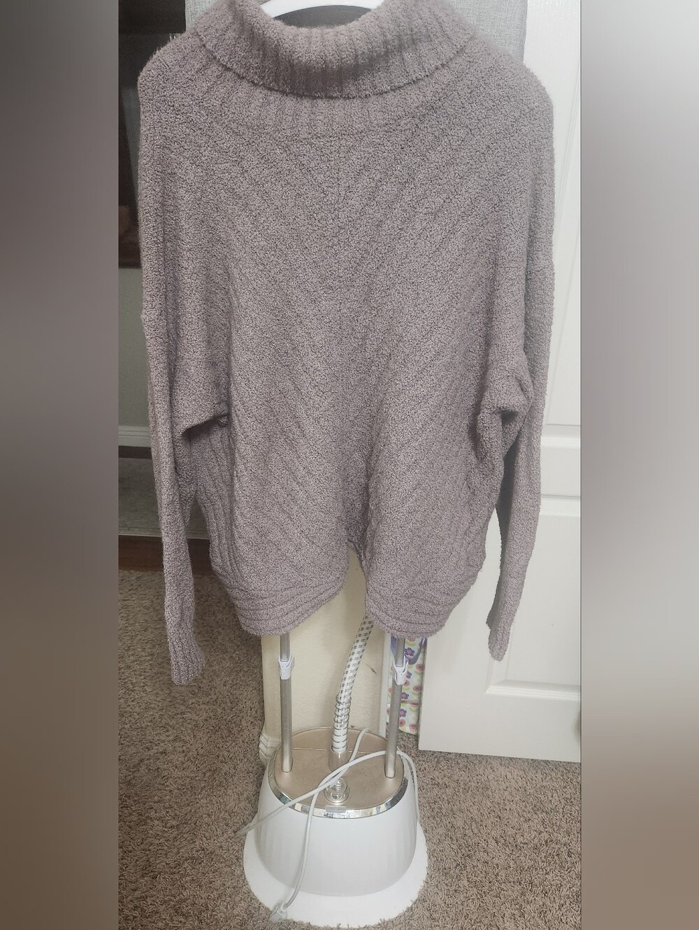 Simply Vera Wang Purple/gray Sweater 1X EUC
